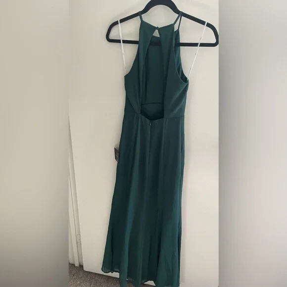 NWT Lulu’s Hunter Green Dress Size XS - Picture 6 of 9